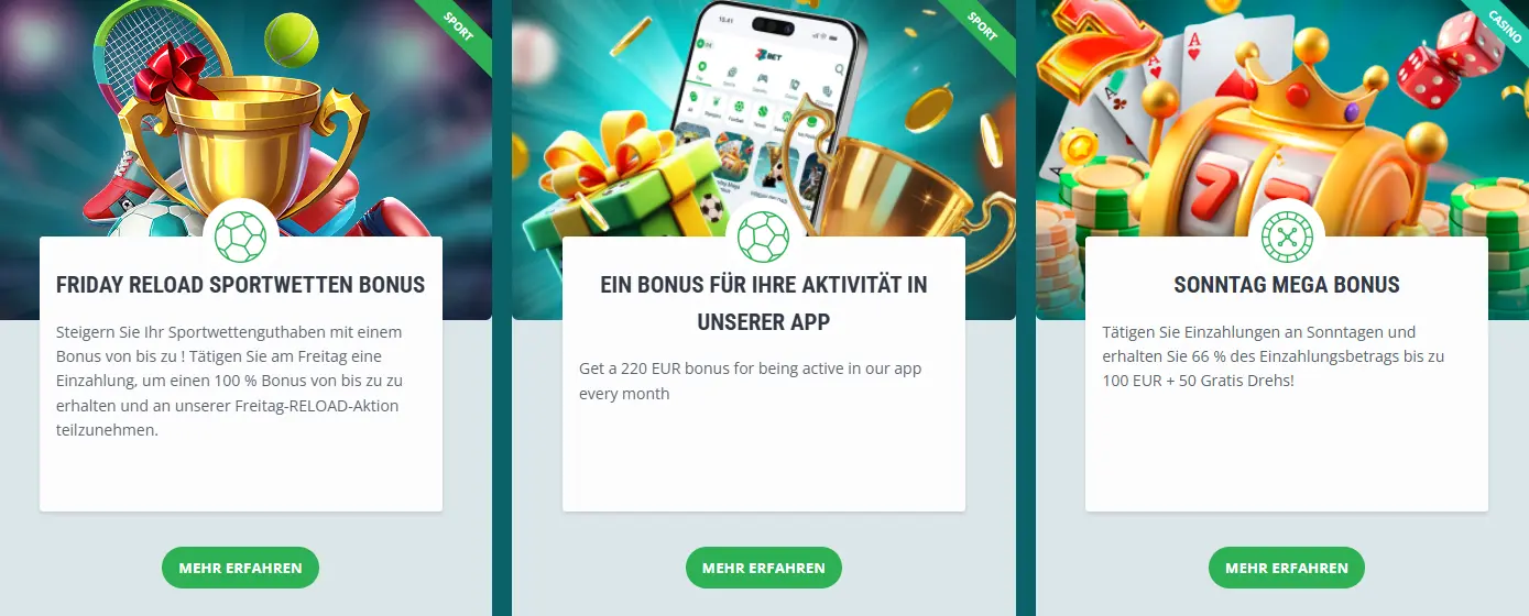 Auszahlung von Gewinnen aus Boni 22BET CASINO
