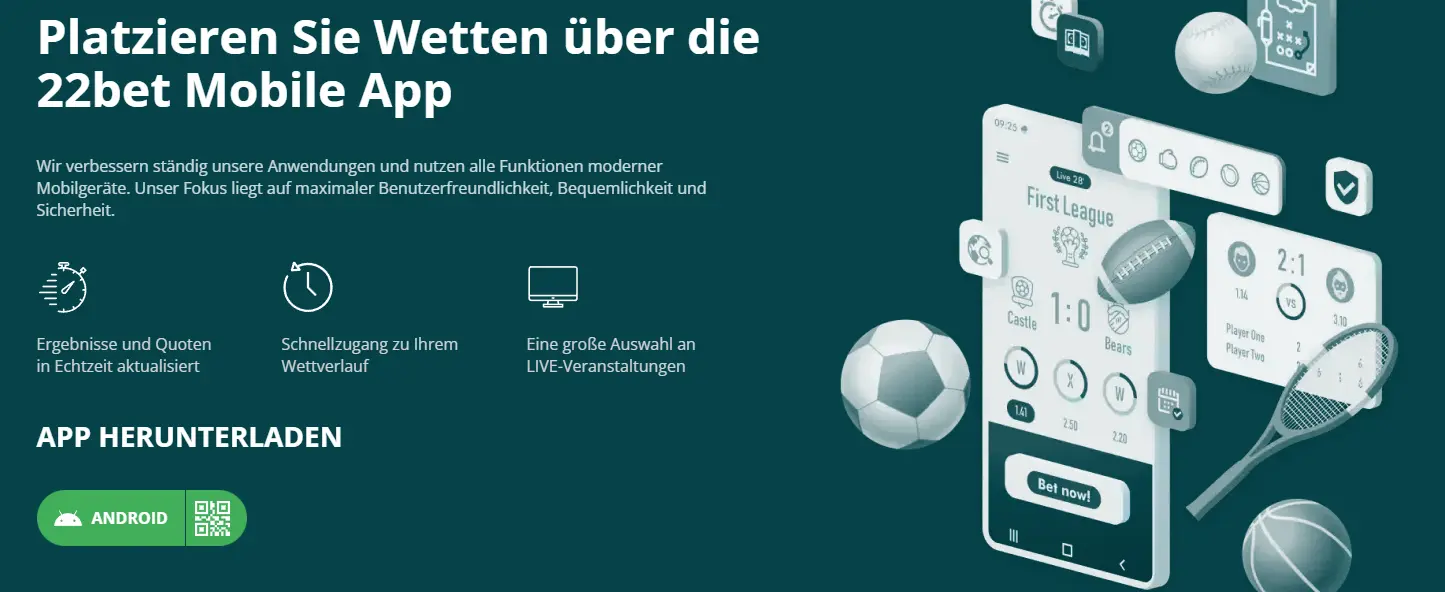 Android 22BET CASINO
