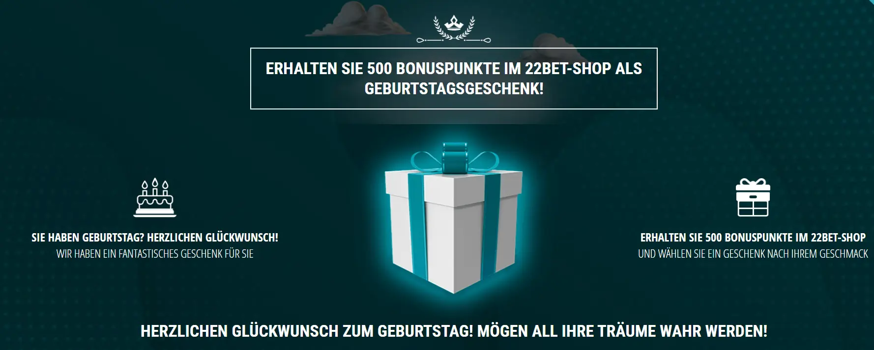 Registrierung im 22BET CASINO